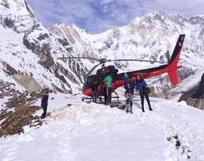 Annapurna Base Camp Helicopter Tour from Pokhara